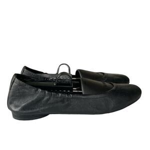 Vionic Alexa Leather Shoes Women's Size 8 Minimalist  Barefoot Flat Black